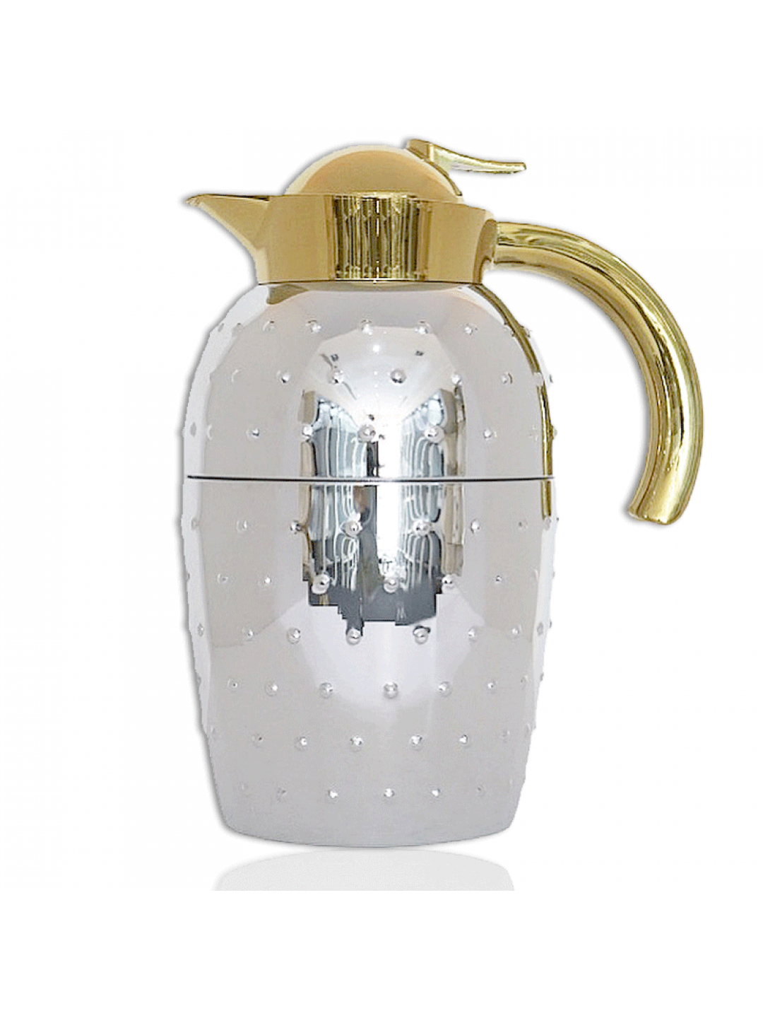 Thermos, Silver\Golden with Dots 1.0L	