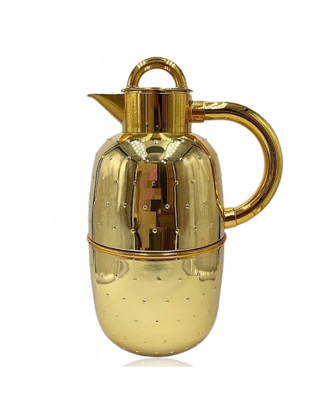 Elegant Thermos, Golden with Dots 1.0L
